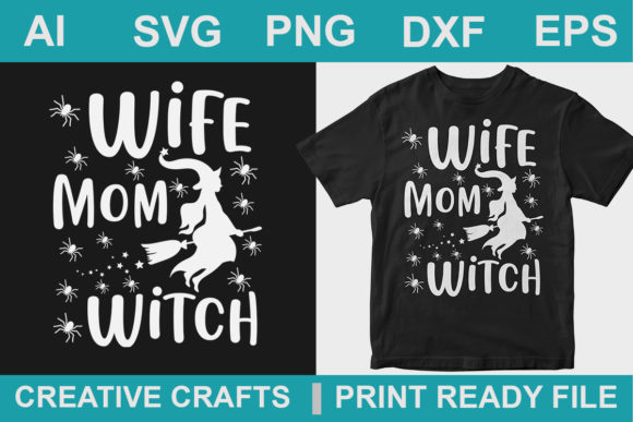 Halloween T-Shirt Design Wife Mom Witch: A Designer’s Review