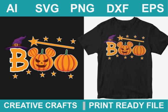 Review: Halloween T-Shirt Design Boo for Embroidery