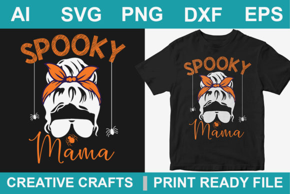 Review: Halloween T-Shirt Design Spooky Mama