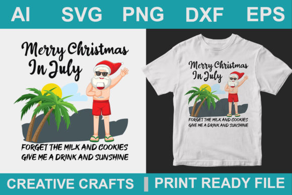 Reviewing the Christmas in July T-Shirt Design