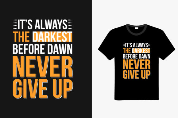 Reviewing the Never Give Up Typography Design